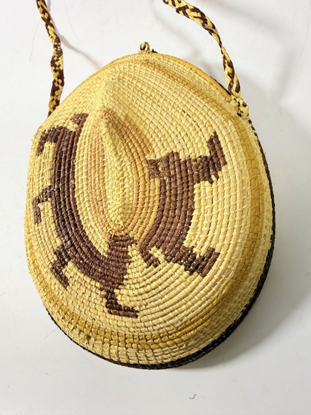 Tribal Medicine Pouch Purse Turtle Wounaan Embera Panama Folk Art Vintage Handma - Picture 5 of 16